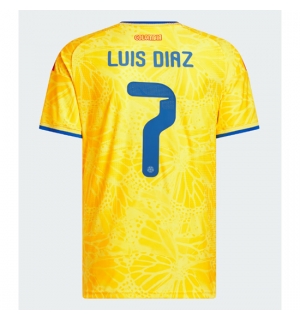 Colombia Luis Diaz #7 Hjemmedrakt VM 2026 Kortermet