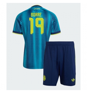Colombia Rafael Santos Borre #19 Bortedraktsett Barn VM 2026 Kortermet (+ Korte bukser)