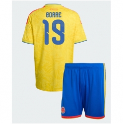 Colombia Rafael Santos Borre #19 Hjemmedraktsett Barn VM 2026 Kortermet (+ Korte bukser)