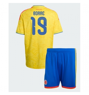 Colombia Rafael Santos Borre #19 Hjemmedraktsett Barn VM 2026 Kortermet (+ Korte bukser)