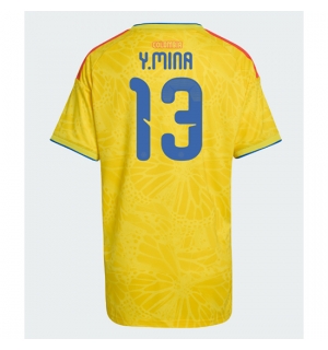 Colombia Yerry Mina #13 Hjemmedrakt Dame VM 2026 Kortermet
