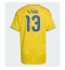 Colombia Yerry Mina #13 Hjemmedrakt Dame VM 2026 Kortermet Colombia Yerry Mina #13 Hjemmedrakt Dame VM 2026 Kortermet