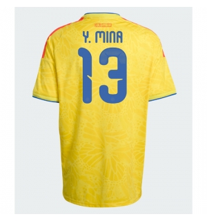 Colombia Yerry Mina #13 Hjemmedrakt VM 2026 Kortermet