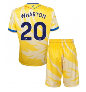 Crystal Palace Adam Wharton #20 Bortedraktsett Barn 2024-25 Kortermet (+ Korte bukser)