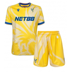 Crystal Palace Bortedraktsett Barn 2024-25 Kortermet (+ Korte bukser)