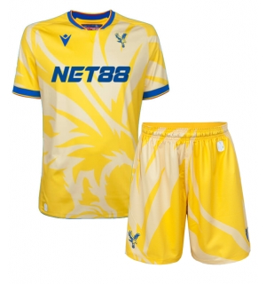 Crystal Palace Bortedraktsett Barn 2024-25 Kortermet (+ Korte bukser)