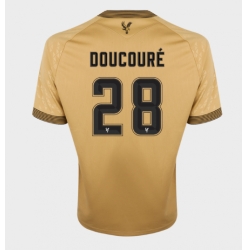 Crystal Palace Cheick Doucoure #28 Bortedrakt 2025-26 Kortermet