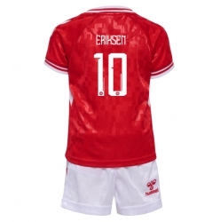 Danmark Christian Eriksen #10 Hjemmedraktsett Barn EM 2024 Kortermet (+ Korte bukser)