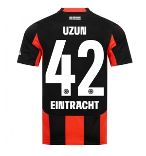 Eintracht Frankfurt Can Uzun #42 Hjemmedrakt 2025-26 Kortermet