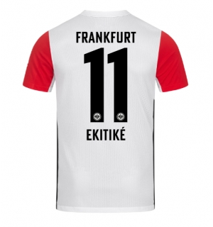 Eintracht Frankfurt Hugo Ekitike #11 Hjemmedrakt 2024-25 Kortermet