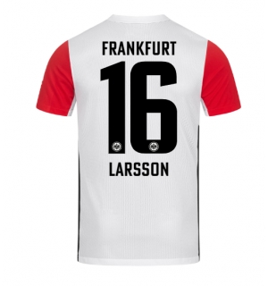 Eintracht Frankfurt Hugo Larsson #16 Hjemmedrakt 2024-25 Kortermet