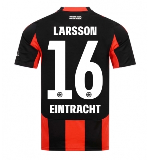 Eintracht Frankfurt Hugo Larsson #16 Hjemmedrakt 2025-26 Kortermet