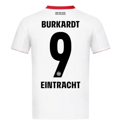 Eintracht Frankfurt Jonathan Burkardt #9 Bortedrakt 2025-26 Kortermet Eintracht Frankfurt Jonathan Burkardt #9 Bortedrakt 2025-26 Kortermet