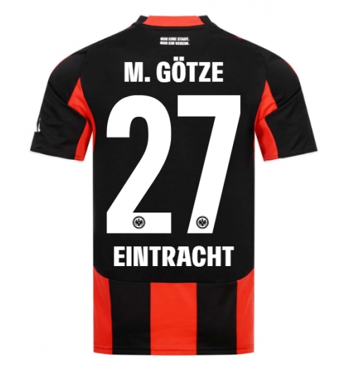 Eintracht Frankfurt Mario Gotze #27 Hjemmedrakt 2025-26 Kortermet Eintracht Frankfurt Mario Gotze #27 Hjemmedrakt 2025-26 Kortermet