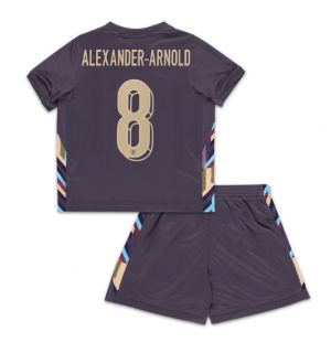 England Alexander-Arnold #8 Bortedraktsett Barn EM 2024 Kortermet (+ Korte bukser)