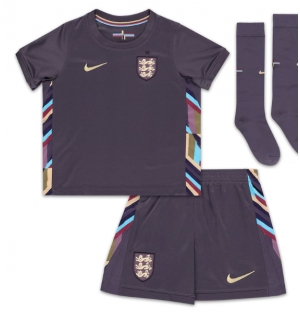 England Bortedraktsett Barn EM 2024 Kortermet (+ Korte bukser)