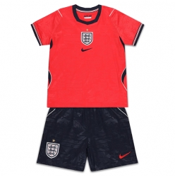 England Bortedraktsett Barn VM 2026 Kortermet (+ Korte bukser)