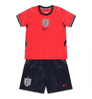 England Bortedraktsett Barn VM 2026 Kortermet (+ Korte bukser)