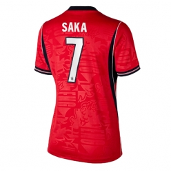 England Bukayo Saka #7 Bortedrakt Dame VM 2026 Kortermet