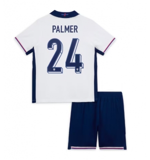 England Cole Palmer #24 Hjemmedraktsett Barn EM 2024 Kortermet (+ Korte bukser)