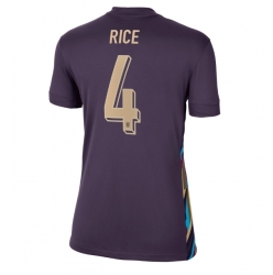 England Declan Rice #4 Bortedrakt Dame EM 2024 Kortermet