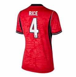 England Declan Rice #4 Bortedrakt Dame VM 2026 Kortermet
