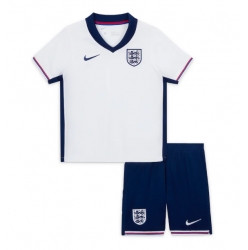 England Hjemmedraktsett Barn EM 2024 Kortermet (+ Korte bukser)