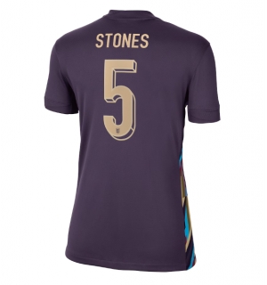 England John Stones #5 Bortedrakt Dame EM 2024 Kortermet