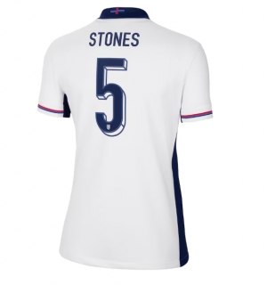 England John Stones #5 Hjemmedrakt Dame EM 2024 Kortermet