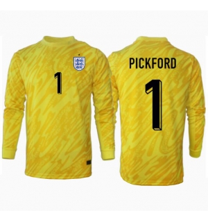 England Jordan Pickford #1 Keeper Bortedrakt EM 2024 Langermet