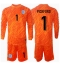 England Jordan Pickford #1 Keeper Hjemmedraktsett Barn EM 2024 Langermet (+ Korte bukser)