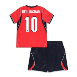 England Jude Bellingham #10 Bortedraktsett Barn VM 2026 Kortermet (+ Korte bukser)