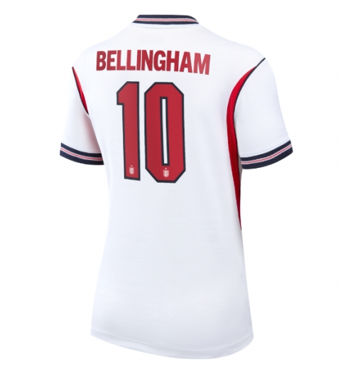 England Jude Bellingham #10 Hjemmedrakt Dame VM 2026 Kortermet England Jude Bellingham #10 Hjemmedrakt Dame VM 2026 Kortermet