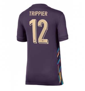England Kieran Trippier #12 Bortedrakt Dame EM 2024 Kortermet