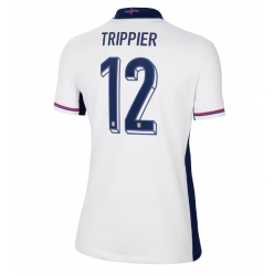 England Kieran Trippier #12 Hjemmedrakt Dame EM 2024 Kortermet