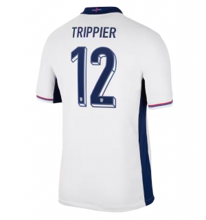 England Kieran Trippier #12 Hjemmedrakt EM 2024 Kortermet