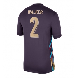 England Kyle Walker #2 Bortedrakt EM 2024 Kortermet