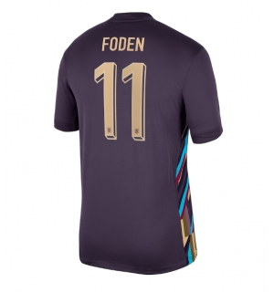 England Phil Foden #11 Bortedrakt EM 2024 Kortermet
