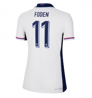 England Phil Foden #11 Hjemmedrakt Dame EM 2024 Kortermet