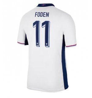 England Phil Foden #11 Hjemmedrakt EM 2024 Kortermet