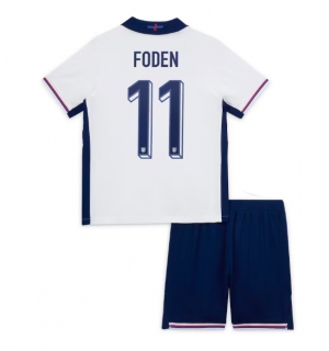 England Phil Foden #11 Hjemmedraktsett Barn EM 2024 Kortermet (+ Korte bukser)