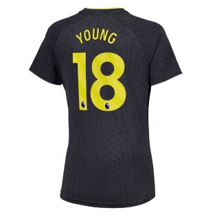 Everton Ashley Young #18 Bortedrakt Dame 2024-25 Kortermet