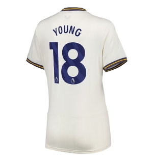 Everton Ashley Young #18 Tredjedrakt Dame 2024-25 Kortermet