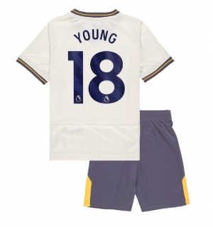 Everton Ashley Young #18 Tredjedraktsett Barn 2024-25 Kortermet (+ Korte bukser)