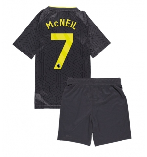 Everton Dwight McNeil #7 Bortedraktsett Barn 2024-25 Kortermet (+ Korte bukser)