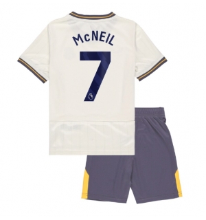 Everton Dwight McNeil #7 Tredjedraktsett Barn 2024-25 Kortermet (+ Korte bukser)