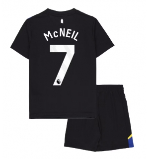 Everton Dwight McNeil #7 Tredjedraktsett Barn 2025-26 Kortermet (+ Korte bukser)