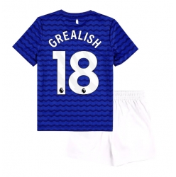 Everton Jack Grealish #18 Hjemmedraktsett Barn 2025-26 Kortermet (+ Korte bukser)