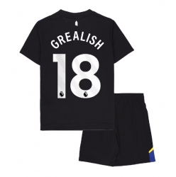 Everton Jack Grealish #18 Tredjedraktsett Barn 2025-26 Kortermet (+ Korte bukser)