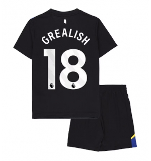Everton Jack Grealish #18 Tredjedraktsett Barn 2025-26 Kortermet (+ Korte bukser)